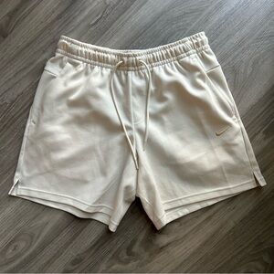 Nike | Dri-Fit Casual Lounge Sweat Shorts in Sail White   (Small)